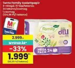 Interspar Tento family toalettpapír ajánlat