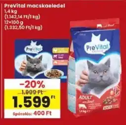 Interspar PreVital macskaeledel ajánlat