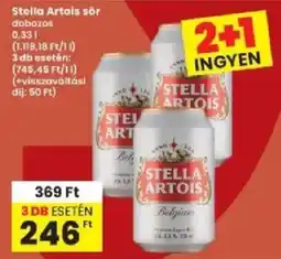 Interspar Stella Artois sor ajánlat