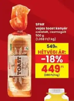 Interspar spar toast kenyér ajánlat