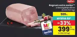 Spar Regnum extra sonka ajánlat