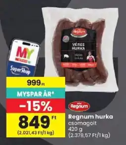 Spar Regnum hurka ajánlat