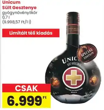 Unicum sült gesztenye