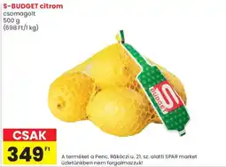 Spar Market Budget citrom ajánlat