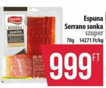 Espuna serrano sonka