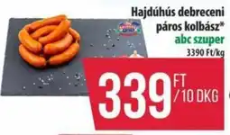 Coop Hajdúhús debreceni páros kolbász ajánlat