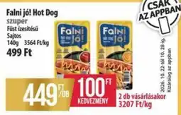 Coop Falni jó! Hot Dog ajánlat