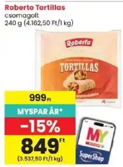 Spar Roberto tortillas ajánlat