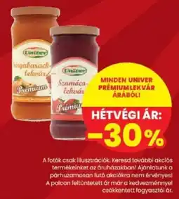 Spar Univer premium lekvár ajánlat