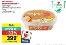 Spar spar enjoy coleslaw saláta ajánlat