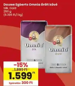 Spar Douwe Egberts Omnia örölt kávé ajánlat
