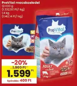 Spar PreVital macskaeledel ajánlat