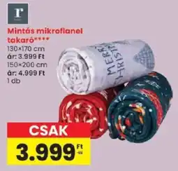 Spar R mintás mikroflanel takaró ajánlat