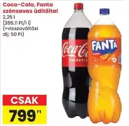 Spar Coca-Cola, Fanta szénsavas üdítőital ajánlat