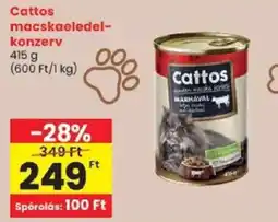 Spar Cattos macskaeledel-konzerv ajánlat