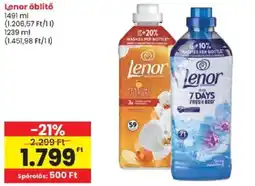 Spar Lenor öblítő ajánlat
