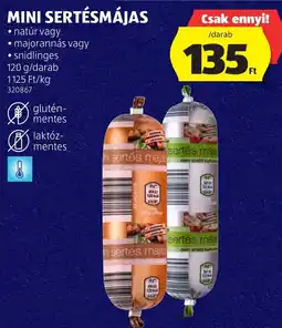 ALDI Mini sertésmájas ajánlat