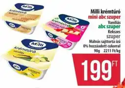 Coop Milli krémtúró ajánlat