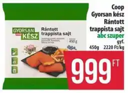 Coop Coop rántott trappista sajt ajánlat