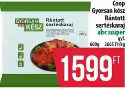 Coop Coop rántott sertéskaraj ajánlat