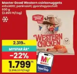 Interspar Master Good western csirkenuggets ajánlat