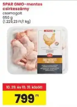 Interspar spar csirkeszárný ajánlat