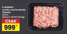 Interspar S-Budget sertés-marha darált húsmix ajánlat