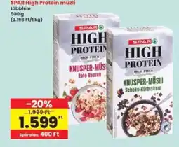 Interspar spar high protein műzli ajánlat