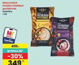 Interspar Naturmind instant rizskása proteinnel ajánlat