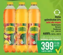 Coop Márka gyümölcsital ajánlat