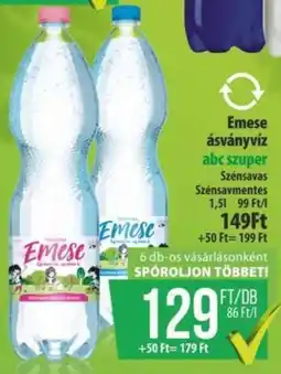 Coop Emese ásványvíz ajánlat