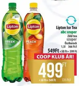 Coop Lipton ice tea ajánlat