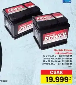 Interspar electric power akkumulátor ajánlat