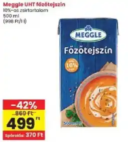 Interspar Meggle főzötejszín ajánlat