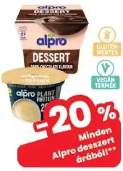 Interspar Alpro desszert ajánlat