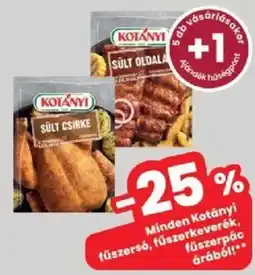 Interspar Kotányi sült csirke ajánlat