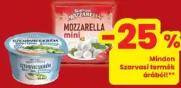Interspar Szarvasi mozzarella ajánlat