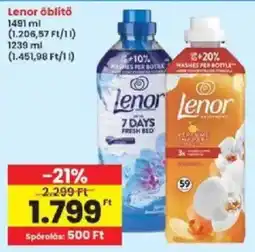 Interspar Lenor öblítő ajánlat