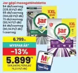 Interspar Jar gépi mosogatótabletta ajánlat