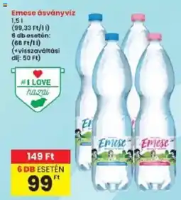 Interspar Emese ásványvíz ajánlat