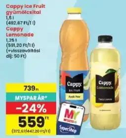 Interspar Cappy ice fruit ajánlat