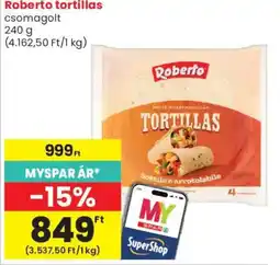 Spar Market Roberto tortillas ajánlat