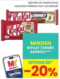 Spar Market KitKat ajánlat