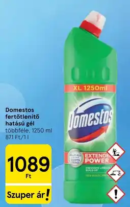 Tesco Domestos fertőtlenítő hatású gél ajánlat