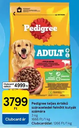 Tesco Pedigree adult ajánlat