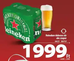 Coop Heineken dobozos sör ajánlat