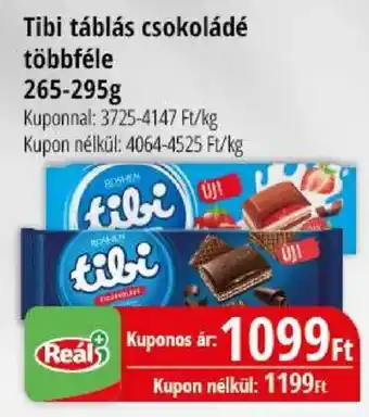Tibi táblás csokoládé