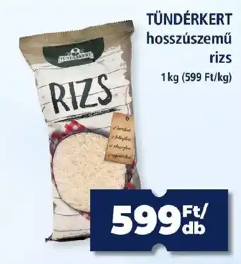 Tündérkert hosszúszemű rizs