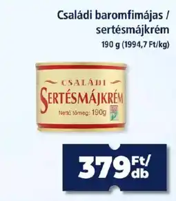 Goods Market Családi sbaromfimájas /ertésmájkrém ajánlat