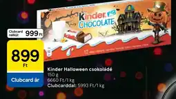 Tesco Kinder Halloween csokoládé ajánlat